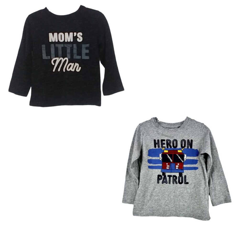 Boy's Long Sleeve Tee lots of 2 Size: 2T